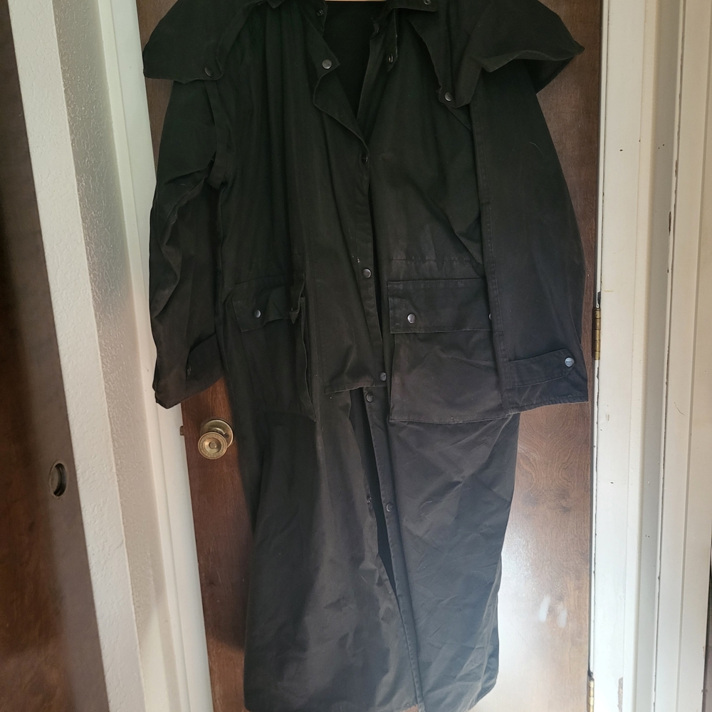 Men's Black Long Coat